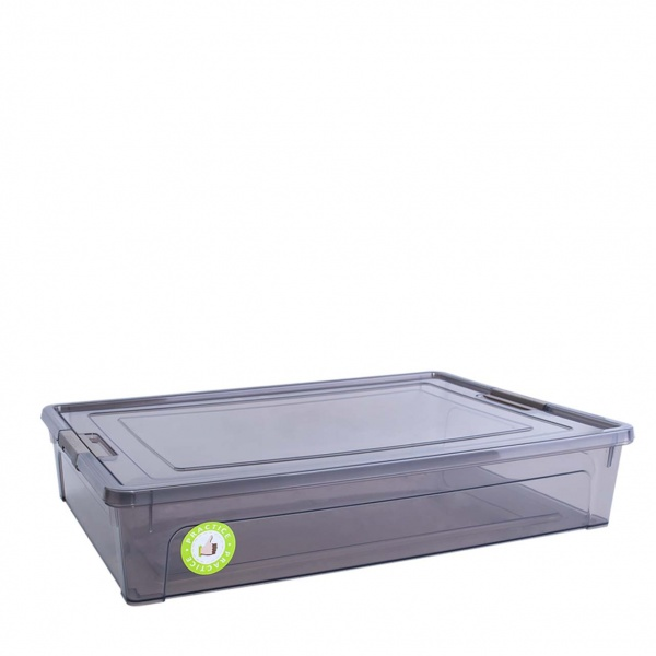 Контейнер для зберігання Алеана 126089 Smart Box 5,5л коричневий прозорий 75x390x290 мм (40531982)